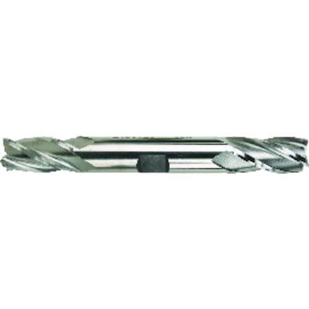 End Mill, Center Cutting Double End Regular Length, Series 4553, 1164 Cutter Dia, 318 Overall